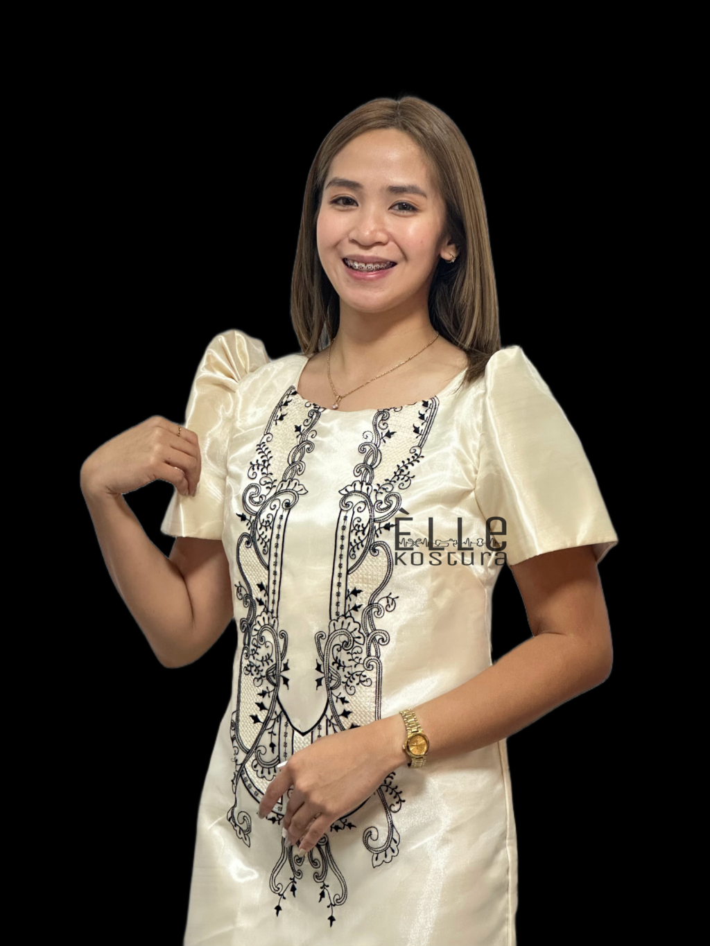 Modern filipiniana hotsell short dress