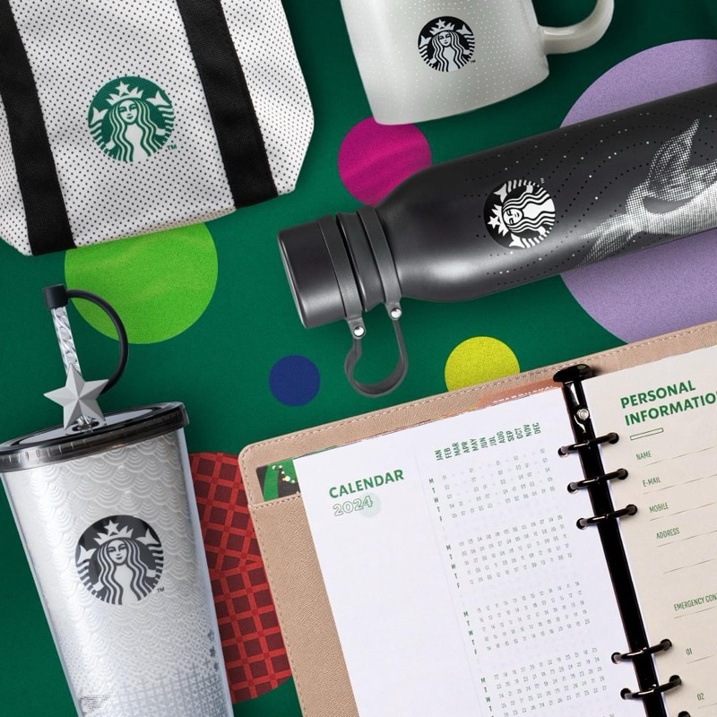 Starbucks Traditions 2024 | Planner. Tumbler. Mug with Totebag | Shopee ...