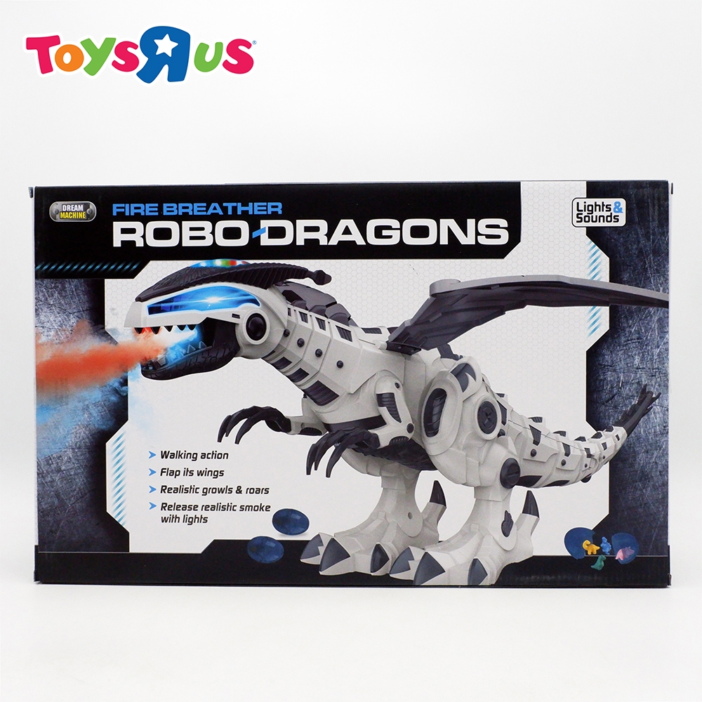 Dream Machine Fire Breather Robo Dragons (White) | Shopee Philippines