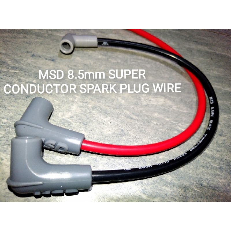 MSD 8.5MM 90 DEGREE SUPER CONDUCTOR SPARK PLUG WIRE FOR MSD IGNITION ...