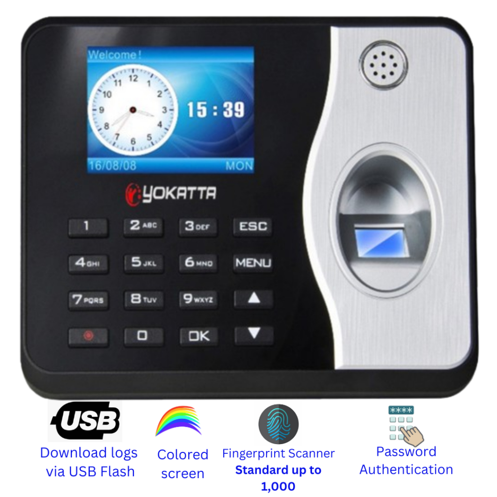 [YOKATTA X600] Fingerprints Biometrics Scanner for time and attendance ...