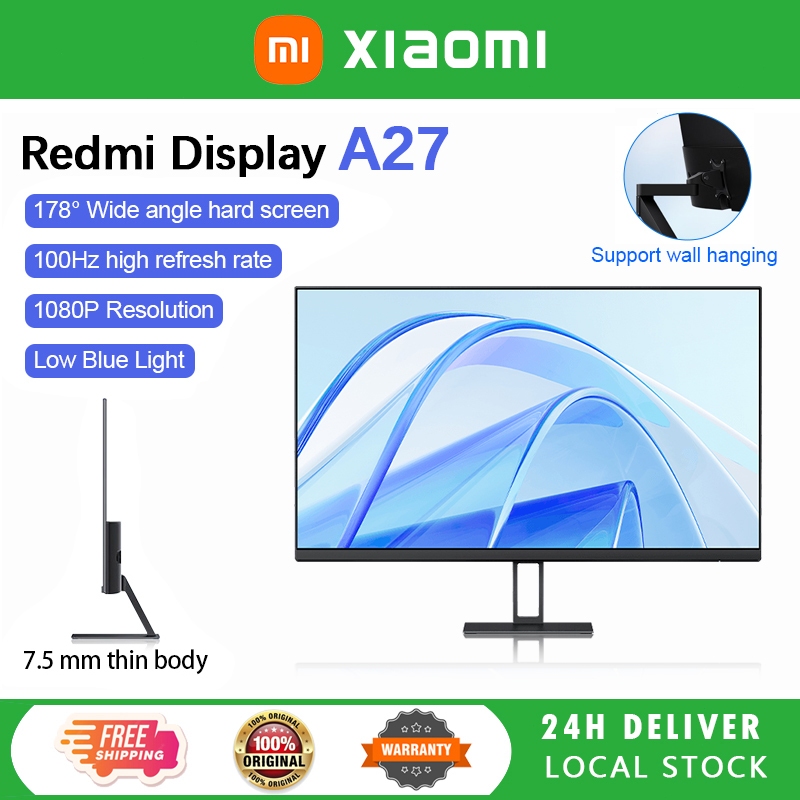 Xiaomi Redmi Monitor A27 27 Inch IPS100Hz Refresh Rate 1080P 99%sRGB ...