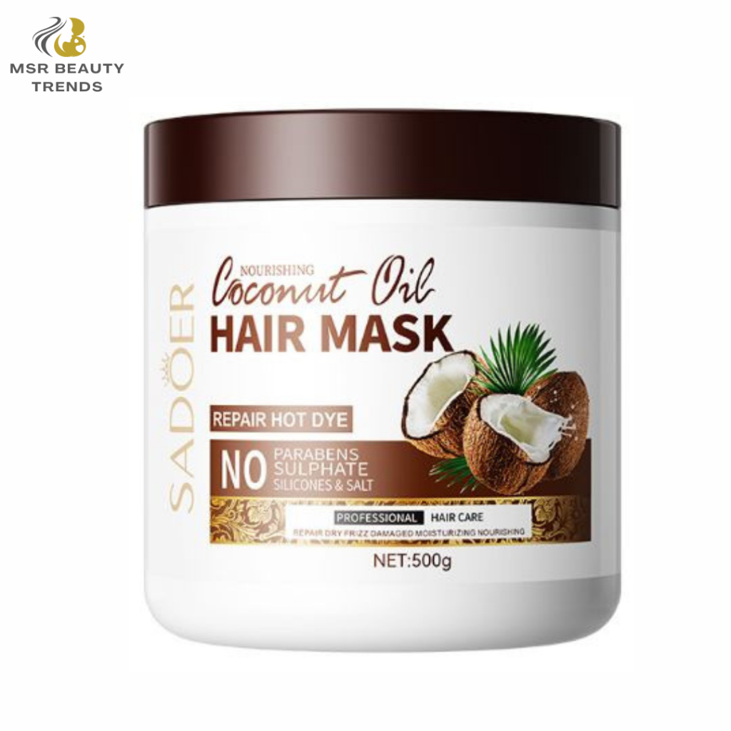 SADOER COCONUT HAIR MASK Nourishing Creamsilk Conditioner and Treatment for Rebonded Hair