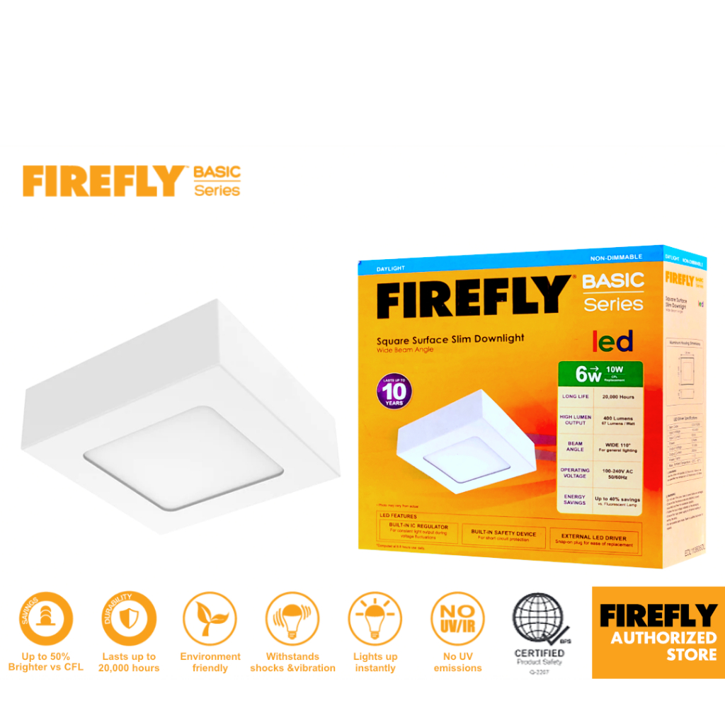 Firefly Basic Series Surface Slim Downlight | Shopee Philippines