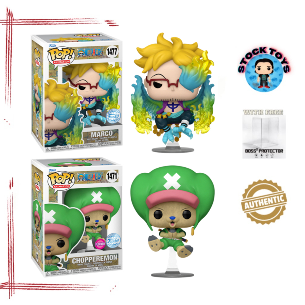 Funko Pop One Piece Marco and Chopperemon Set of two | Shopee Philippines