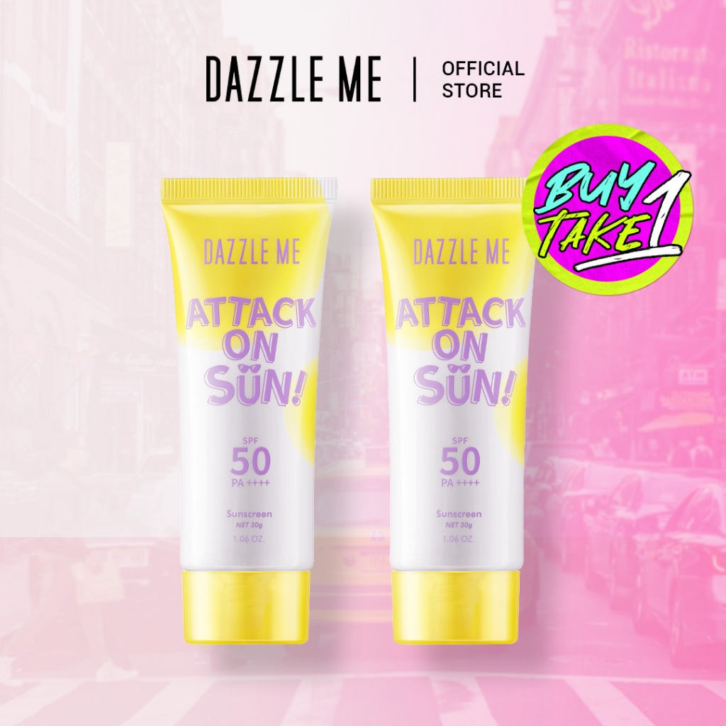 DAZZLE ME B1T1 Attack on Sun! Sunscreen SPF 50 PA ++++ Sunscreen ...