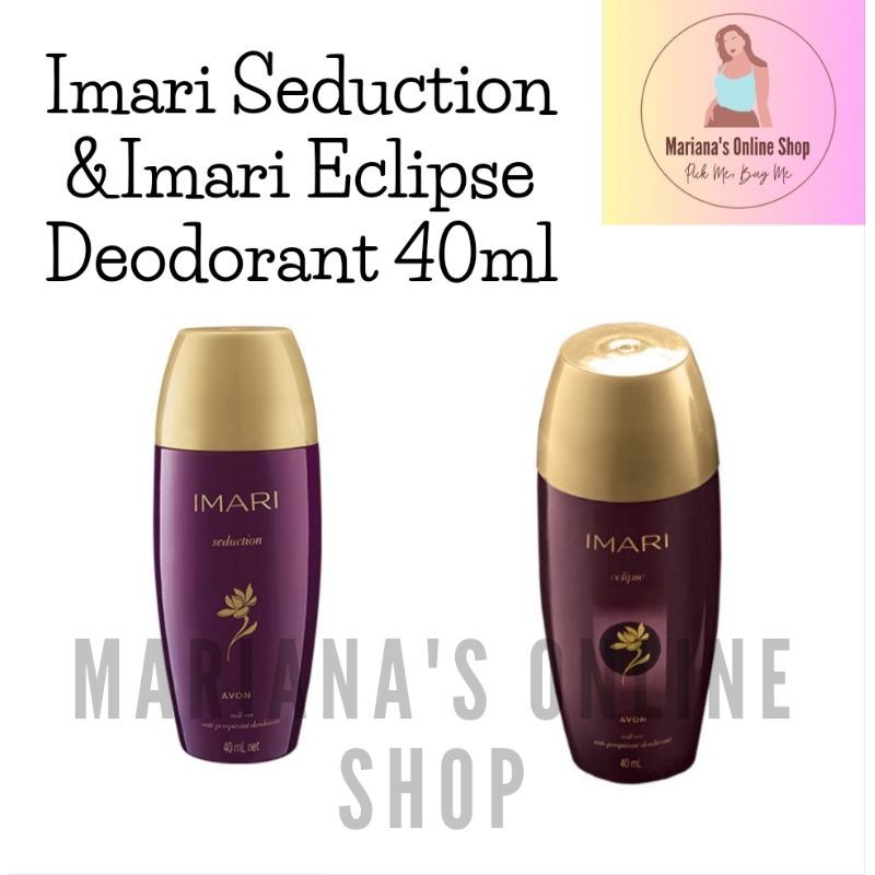 Avon Imari Seduction Deodorant & Imari Eclipse Deodorant 40ml Shopee