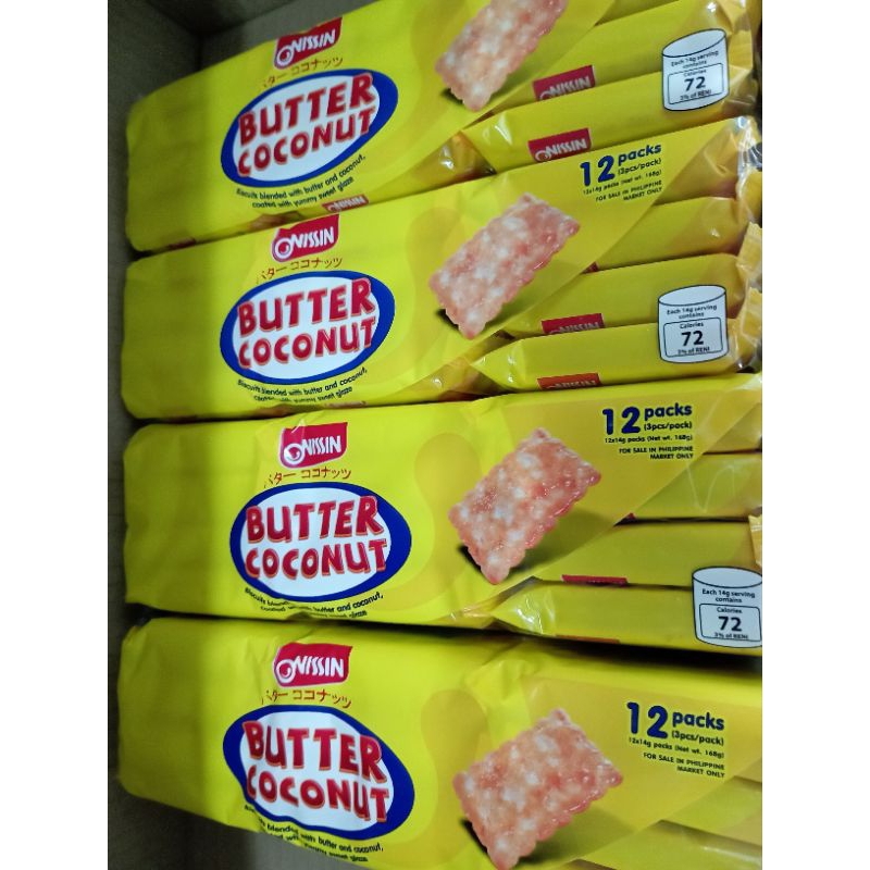 Nissin Butter Coconut Biscuits X G Shopee Philippines