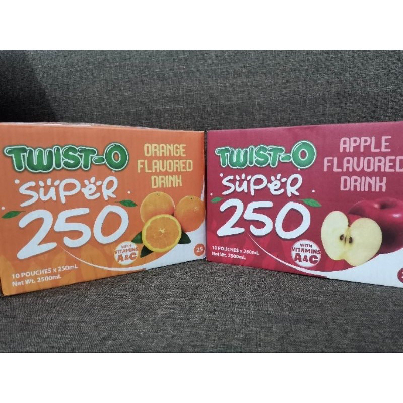 Twist-O super 250ml Orange and Apple Flavor | Shopee Philippines