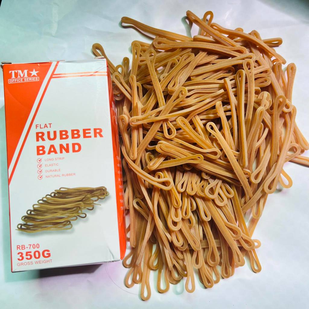 RUBBER BANDS FLAT TM OFFICE SERIES LONG STRIP ELASTIC DURABLE GROSS ...