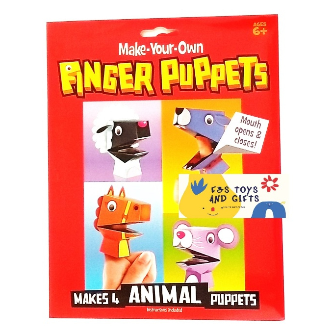 FS 063 Make Your Own Finger Puppets Educational Toys | Shopee Philippines
