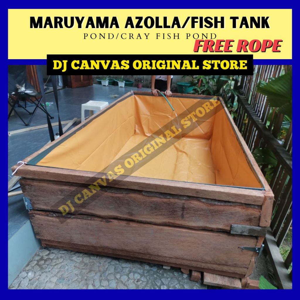 3ft x 7ft x 2ft MARUYAMA AZOLLA POND FISH TANK DIY POOL RUBBERIZED ...