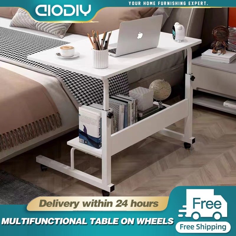 80 Cm Adjustable Table Portable Standing Study Computer Laptop Table 60 ...