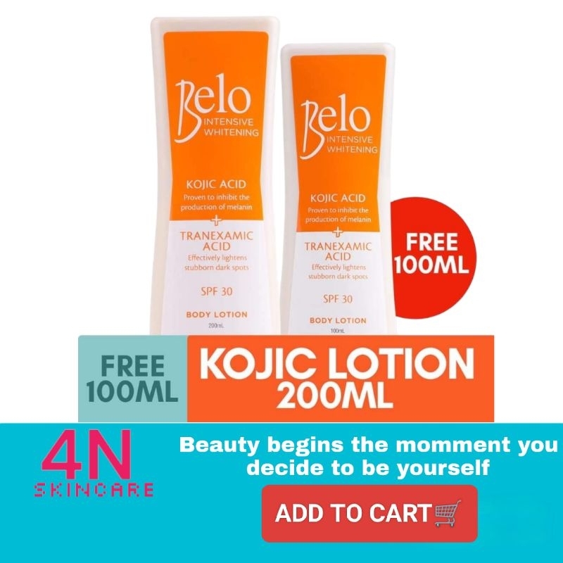 Belo Kojic Acid+Tranexamic Acid Intense Whitening Body Lotion 200ml