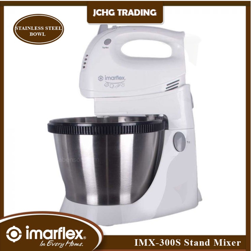 Imarflex IMX300S Stand Mixer 3.5L Capacity (300 Watts) Shopee