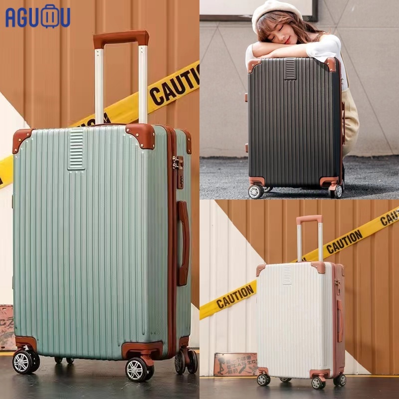 AGUDU 20/24/28 Inch Travel Luggage Bag Trolley Bag Fashion Suitcase 360 ...