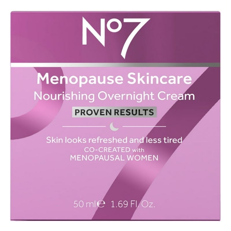 No7 Menopause Skincare Nourishing Overnight Cream 50ml Shopee