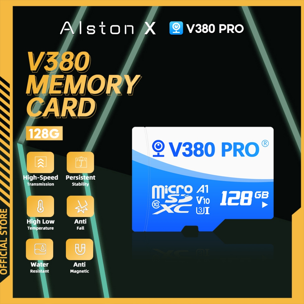 ALSTON x V380 Pro Micro SD Card 128/64/32/16GB Memory Cards For Mobile