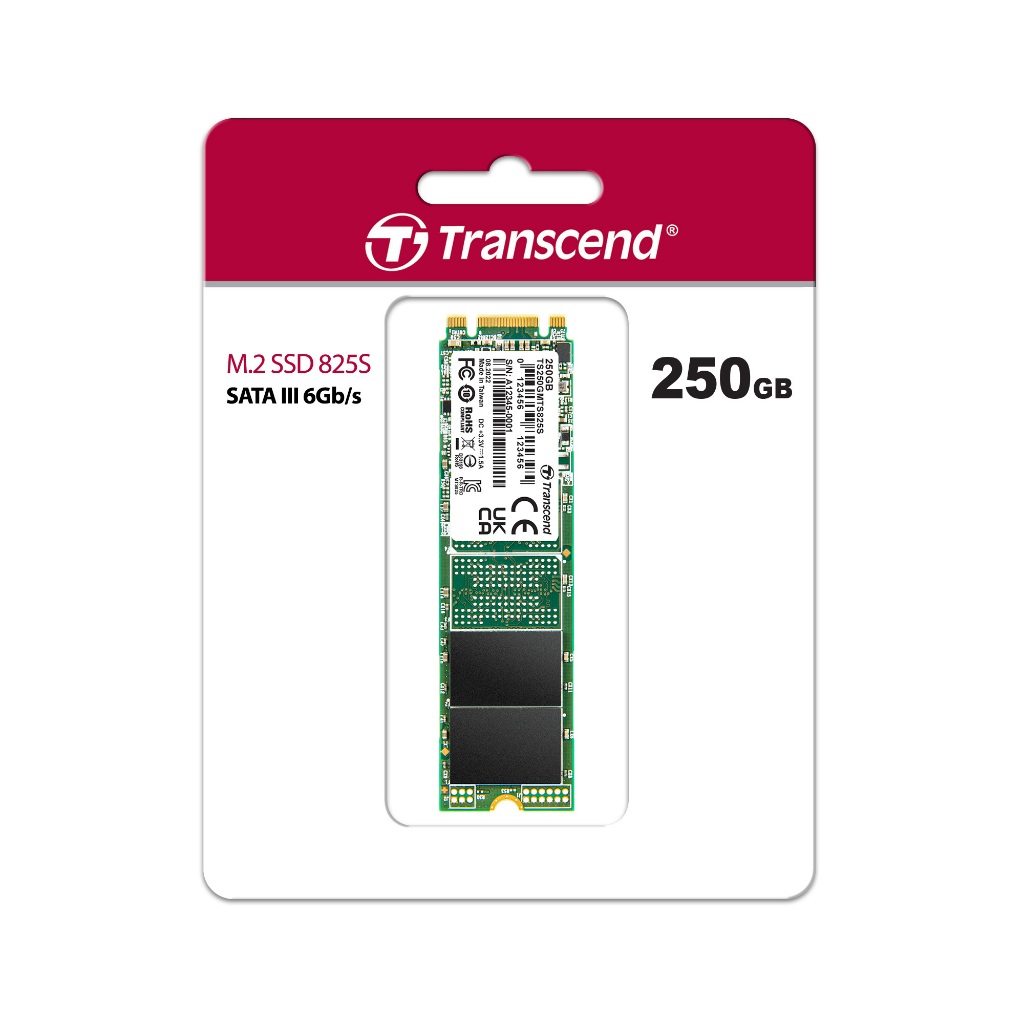 Transcend TSMTS825S 250G/500G/1T/2T M.2 2280 SSD SATA3 R:550/W:500/3 ...
