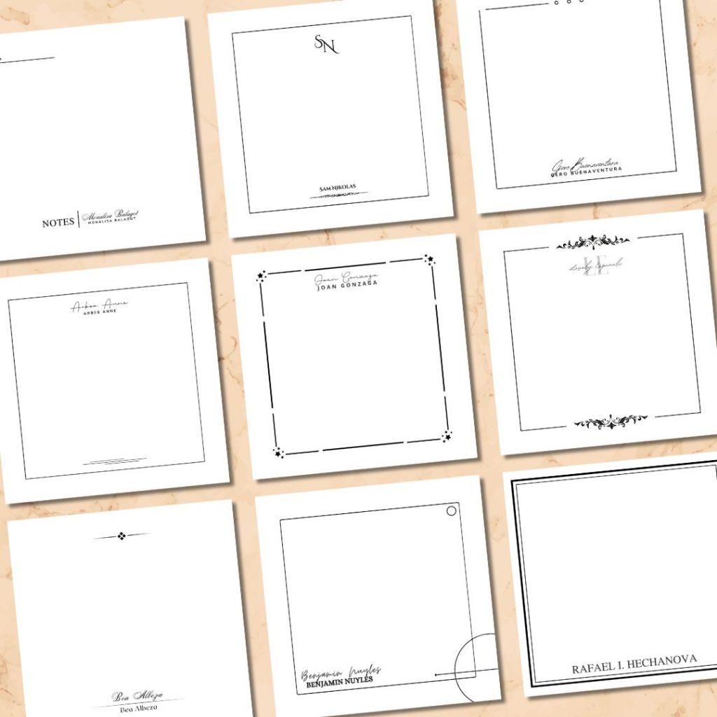 PERSONALIZED MEMO NOTES/NOTEPAD (WHITE MINIMALIST) | Shopee Philippines
