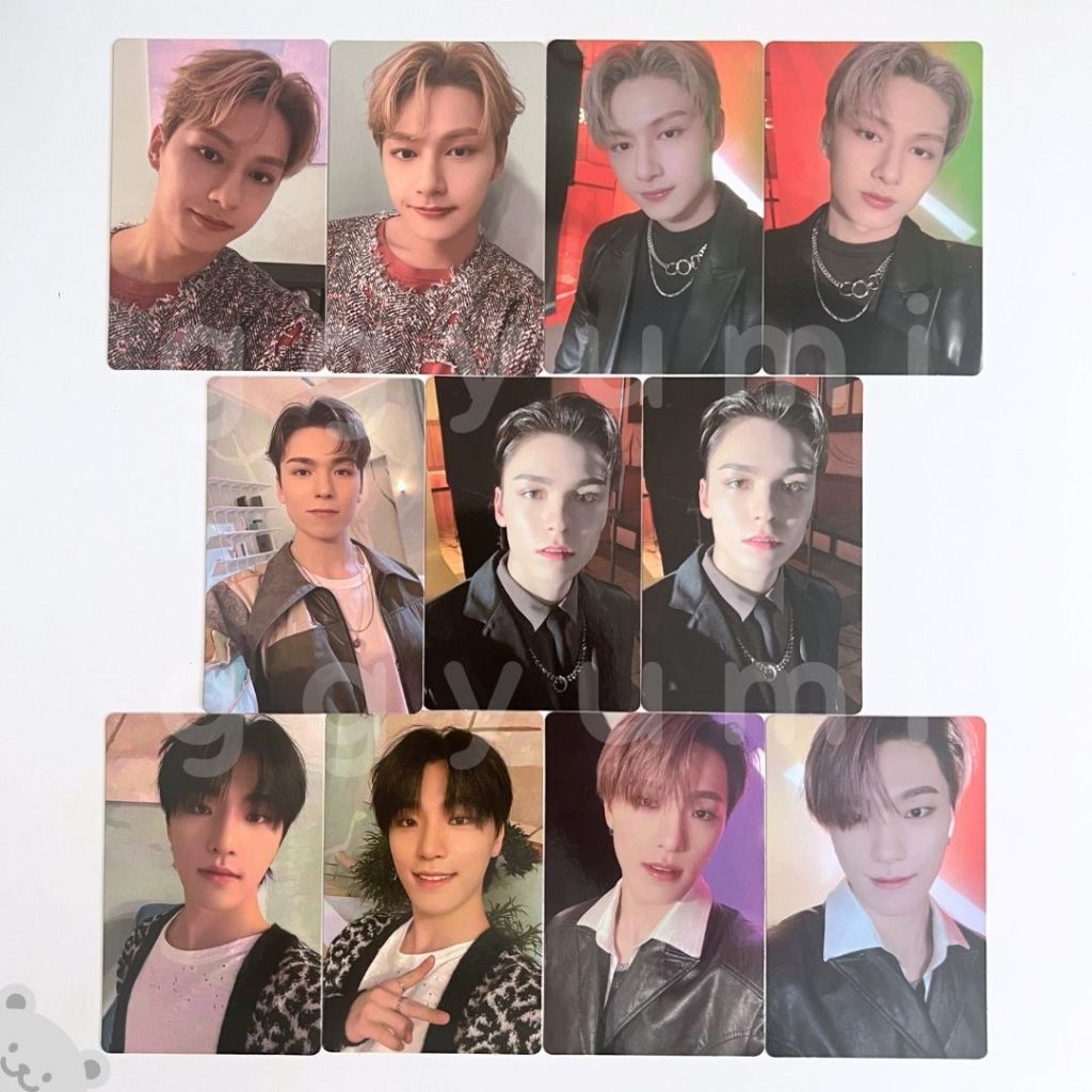 SEVENTEEN Attacca - Carat ver album photocard pc rpc set Jun Vernon ...