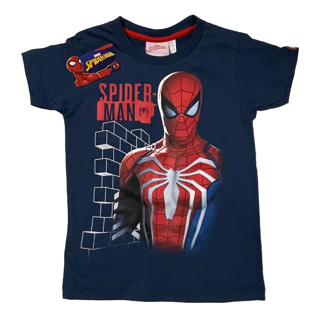 Nautinati Boys' Cotton Marvel Spiderman Printed T-shirt