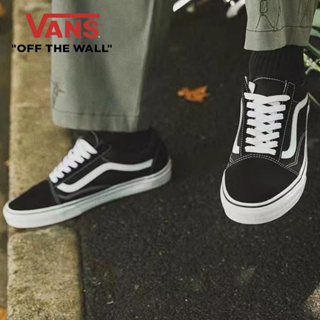 Vans on Old Skool Men Black Marshmallow Casuals Sneakers For Men