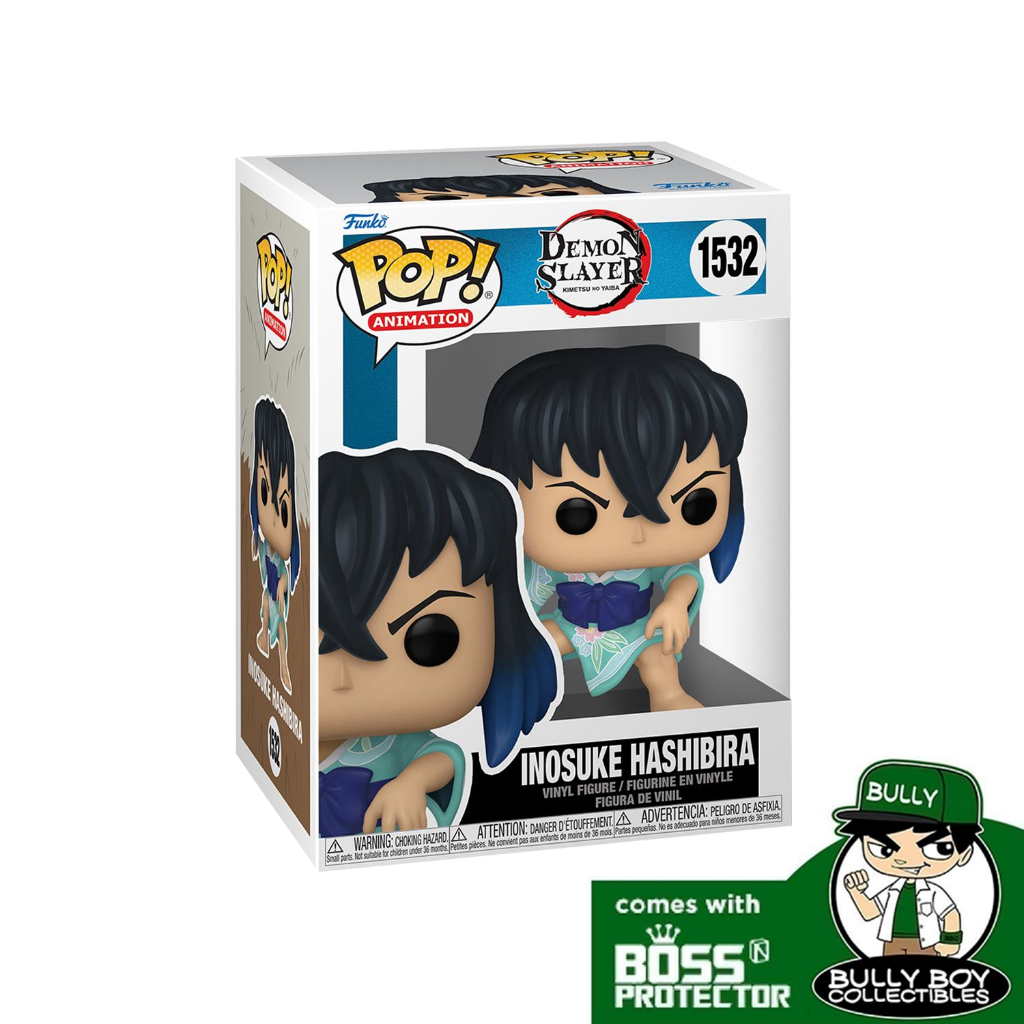 Funko POP! Animation: Demon Slayer S2 - Inosuke Hashibira 1532 With ...