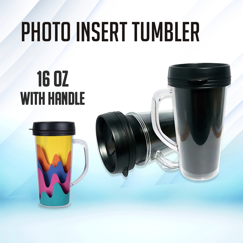 Photo Insert Tumbler with Handle & No Handle 16oz | Shopee Philippines