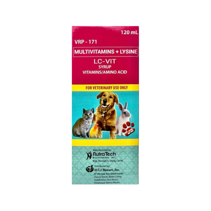 LC VIT Multivitamins for Dogs and Cats Syrup 120mL and 60mL Shopee Philippines