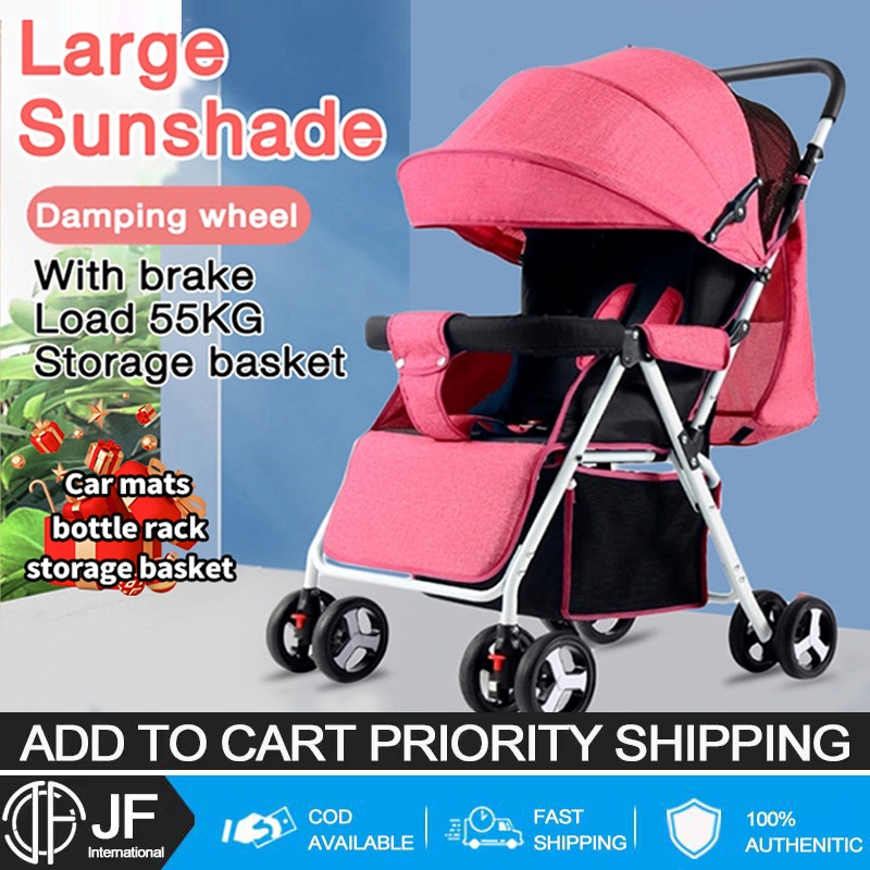 【Special Price】Baby Stroller Foldable Stroller Push Chair Portable Stroller  Strollers Fast delivery
