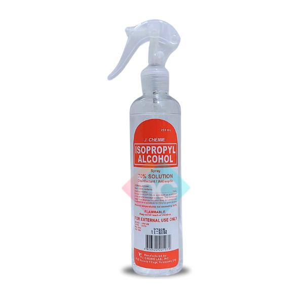 Isopropyl Alcohol 70 250ml Spray Jchemie Bnb Shopee Philippines 4916