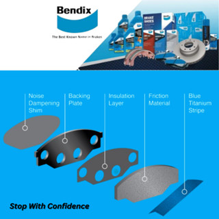 Genuine Bendix Brake Pad Front For Isuzu Mux Dmax