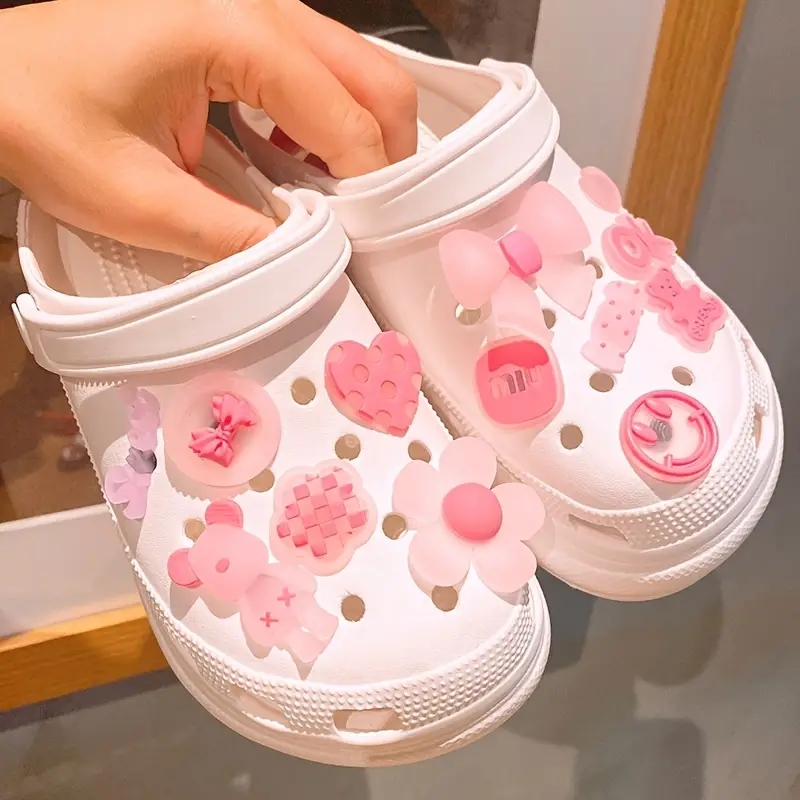 transparent violent bear luminous design Shoes Accessories Charms ...