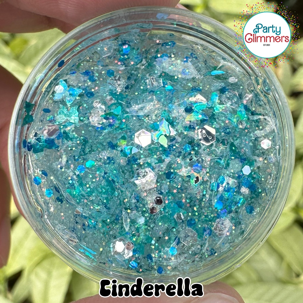 [Cinderella] Disney Inspired Party Glimmers Hair Face Body Glitter Gel