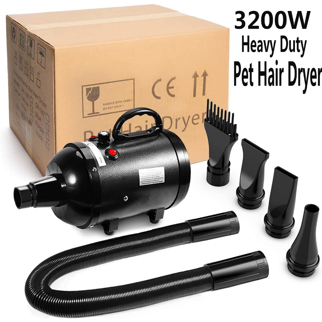 Heavy Duty Pet Hair Dryer Professional Table Grooming Dryer Blower for Dogs and Cats Shopee Philippines