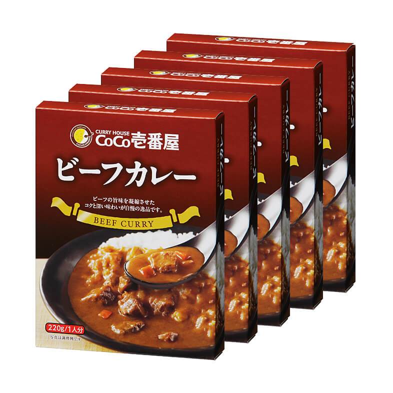 Coco Ichibanya Curry Instant Japanese Curry Sauce Beef 220g 5 Packs [Direct from Japan] Shopee