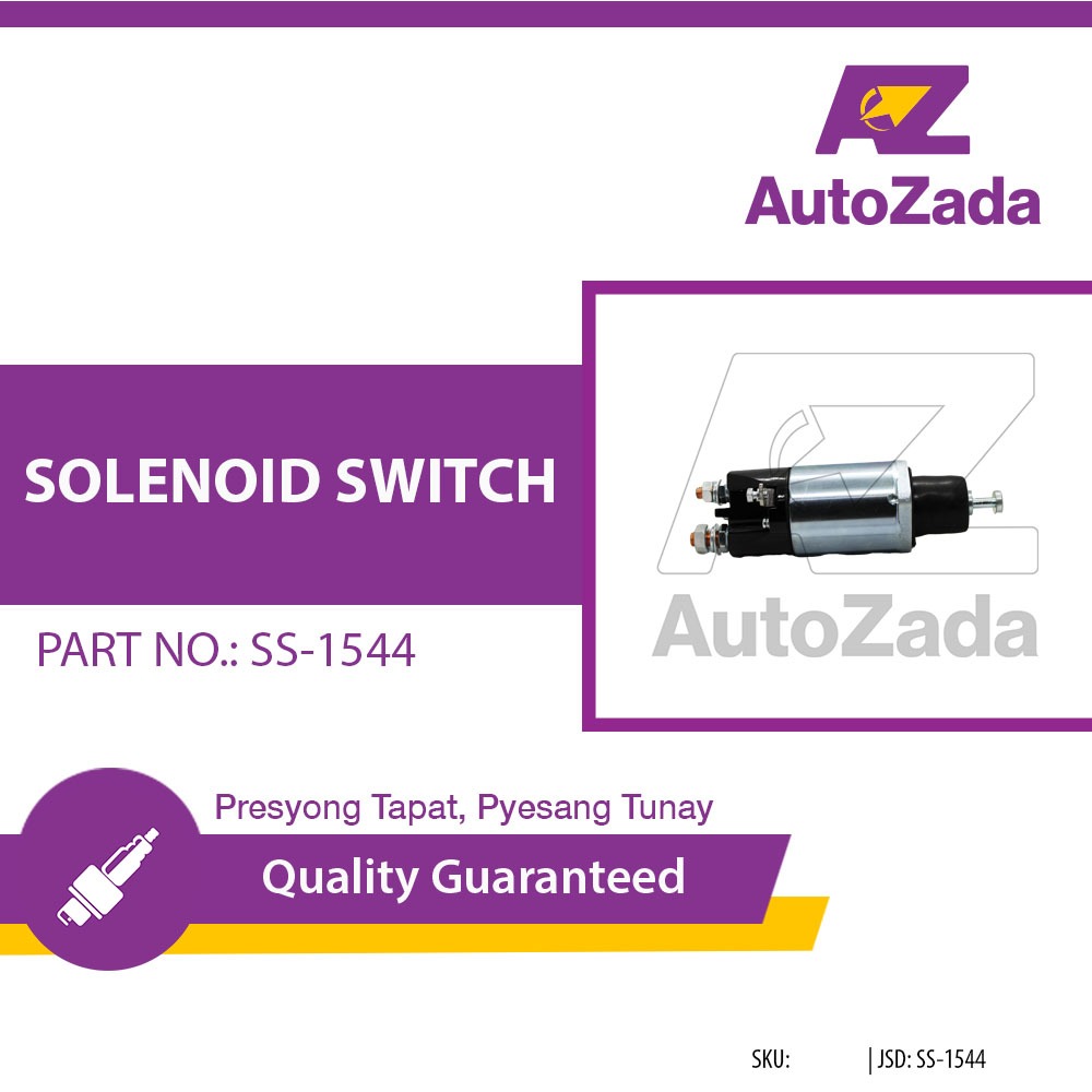 STARTER SOLENOID SWITCH SS-1544 FOR FUSO 6D22 6D24T 24V | Shopee ...