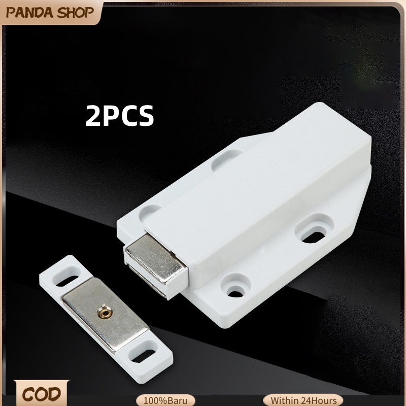 2Set Magnetic Door Push Latch Cabinet Bounce Release Touch Lock Drawer ...