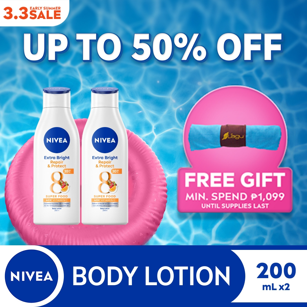 Buy 1 Take 1 NIVEA Body Lotion Extra Bright Repair and Protect with SPF