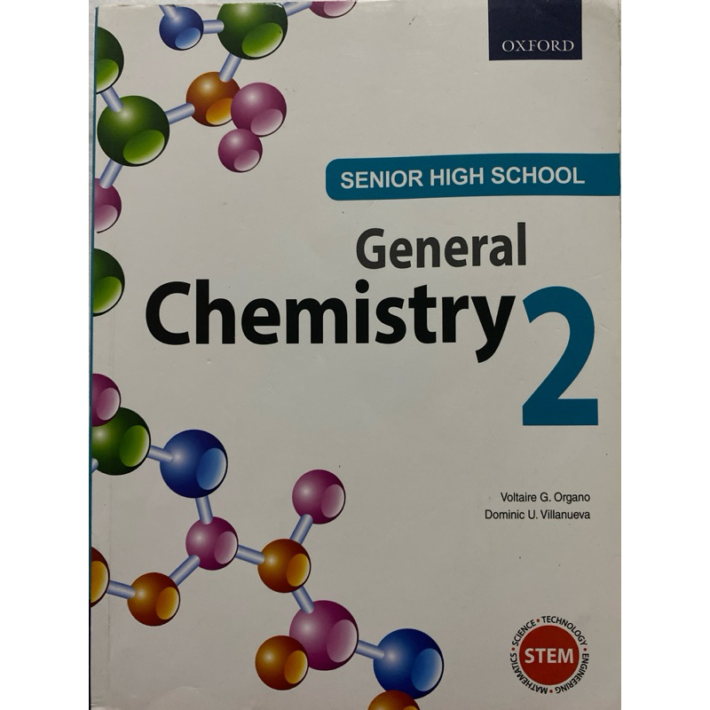 General Chemistry 2 Senior High School Shopee Philippines 4269