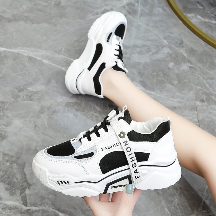 New Bestseller Korea Wedge Sneaker Women Fashion Low Cut Casual RUnning ...