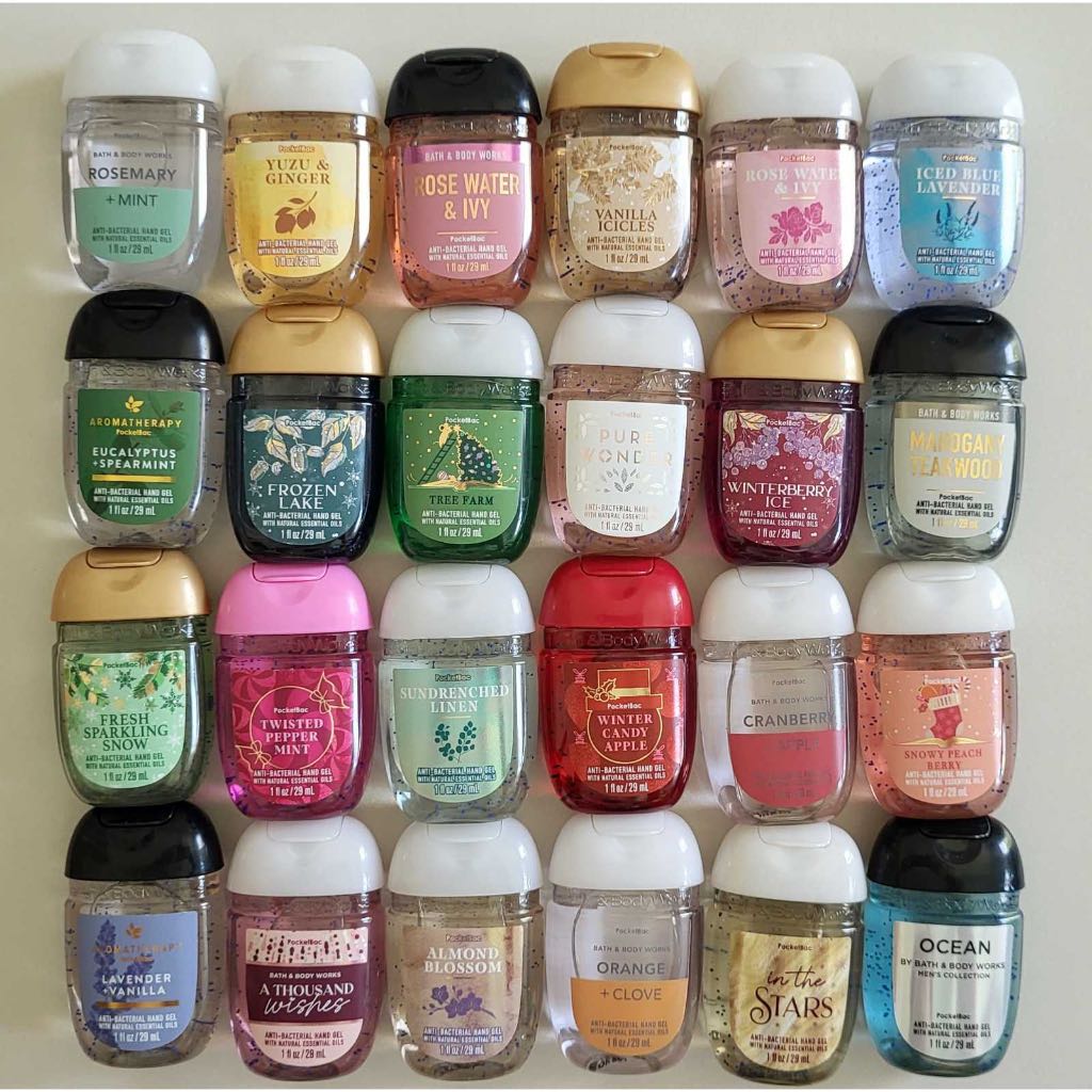 Warm Vanilla Sugar Hand Sanitizer 2-Pack - Travel Size Moisturizing Gel, 1oz Each