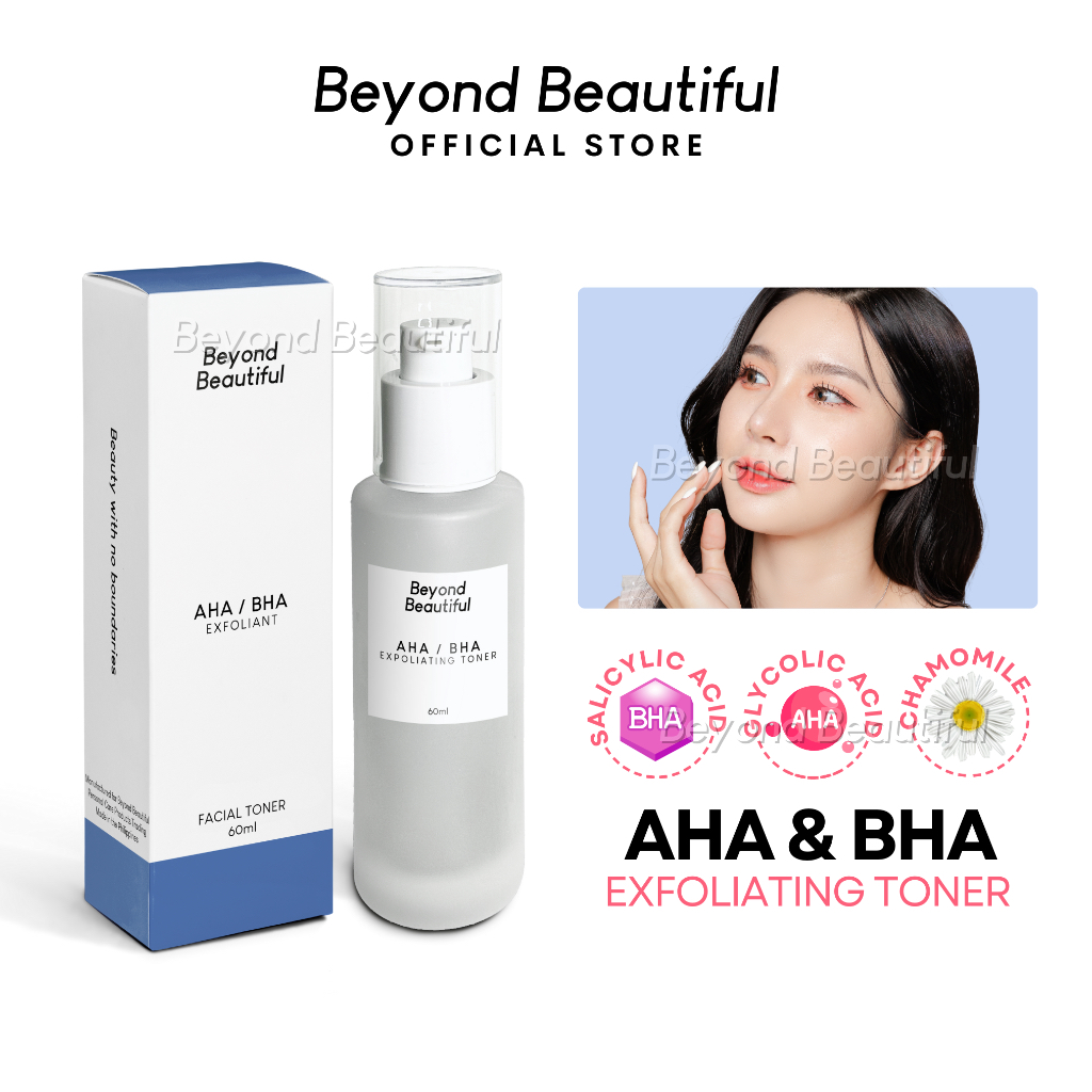 Miracle AHA BHA Exfoliating Toner Beyond Beautiful [FRAGRANCE-FREE ...