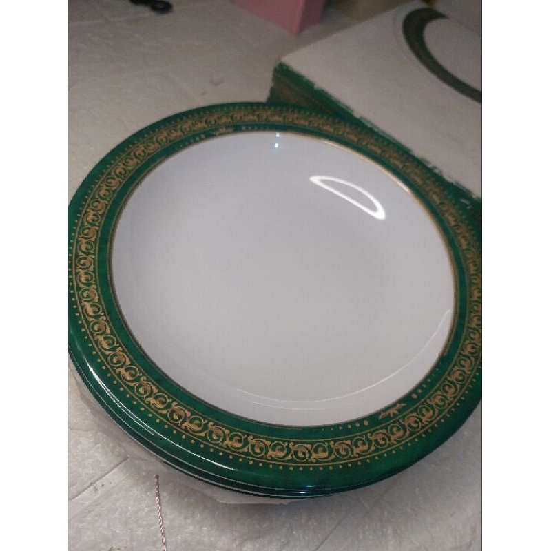 Tupperware Imperial Jade Melamine Deep Plate 4pcs | Shopee Philippines