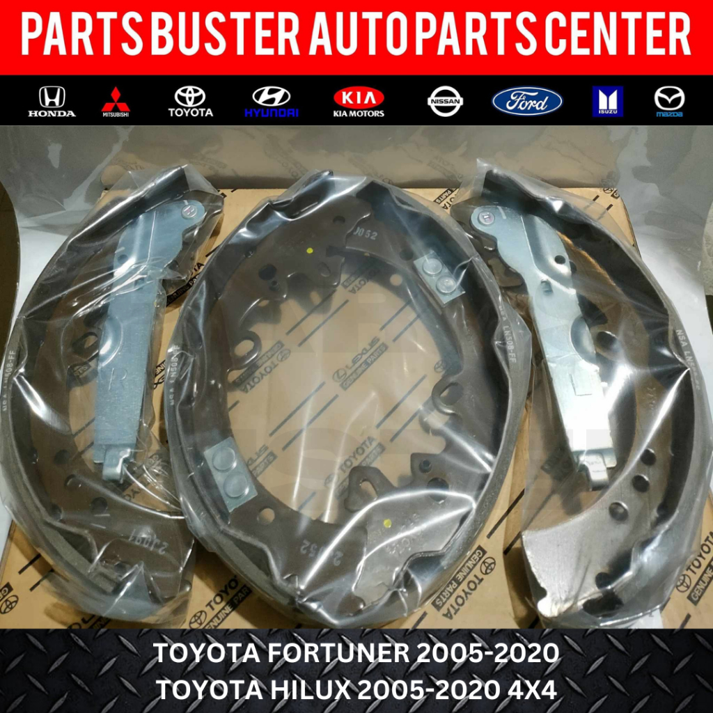 Genuine BRAKE SHOE for TOYOTA FORTUNER 2005-2020, TOYOTA HILUX 2005 ...