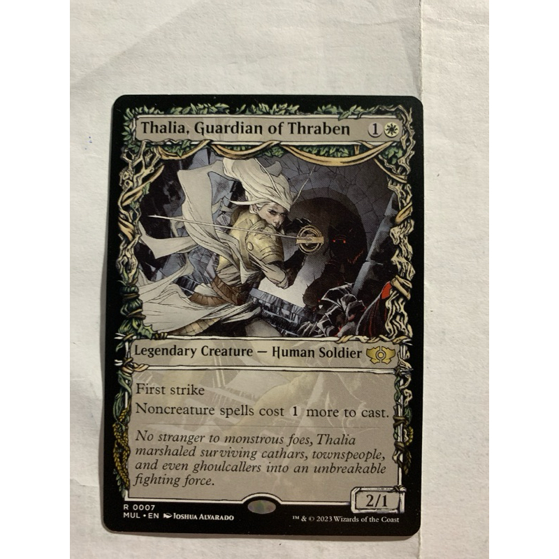 Magic the Gathering Card Thalia, Guardian of Thraben | Shopee Philippines