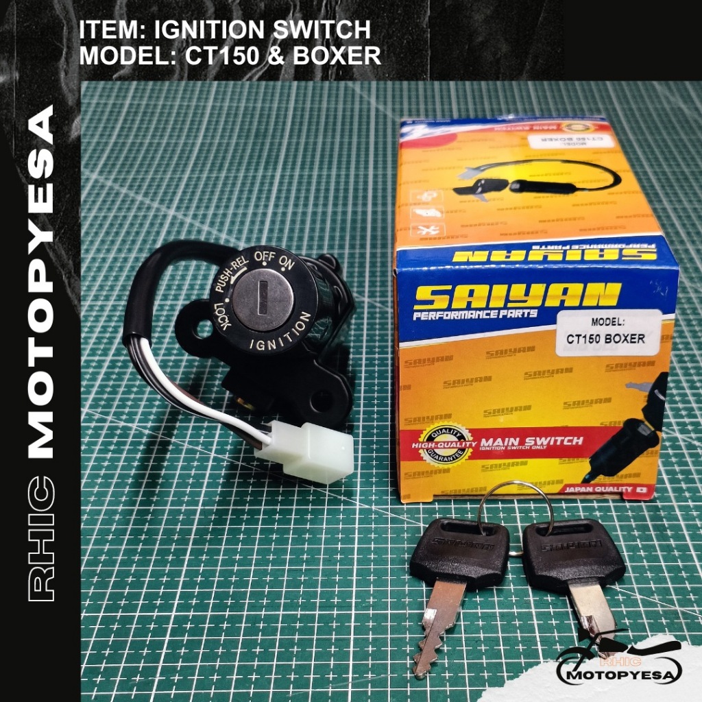 SAIYAN Ignition Switch / Main Switch (ONLY) W/ 2KEY 