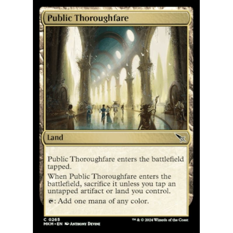 Public Thoroughfare - MKM - Common - MTG Cards (WotC) | Shopee Philippines