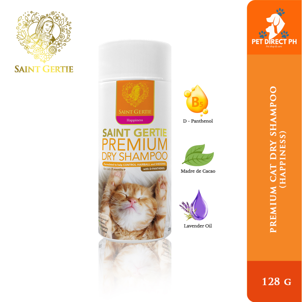 Saint Gertie Premium Dry Cat Shampoo 128g Shopee Philippines